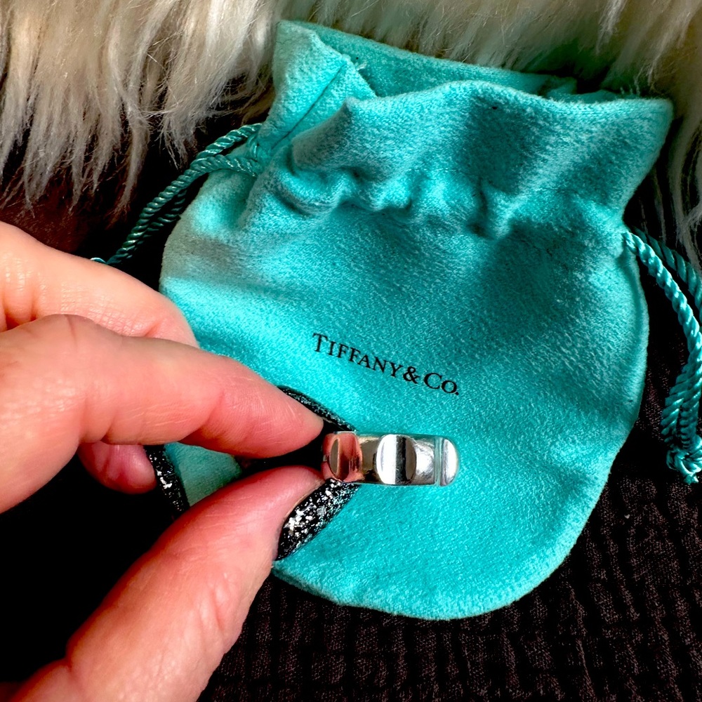 TIFFANY & Co Paloma Picasso Groove Ring (Wind Band) - Size 9.5
